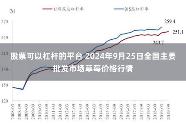 股票可以杠杆的平台 2024年9月25日全国主要批发市场草莓价格行情