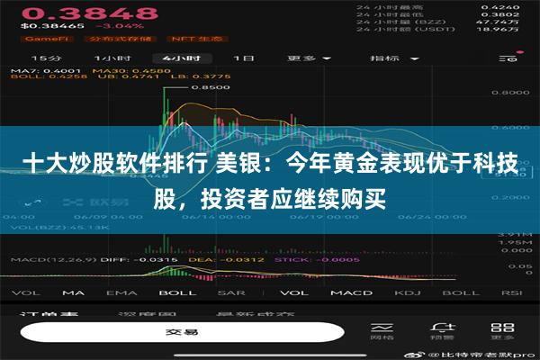 十大炒股软件排行 美银：今年黄金表现优于科技股，投资者应继续购买