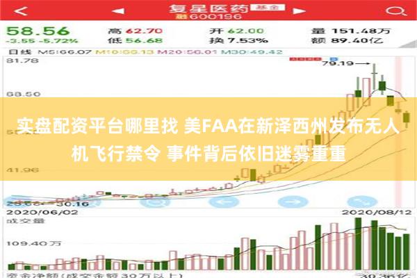 实盘配资平台哪里找 美FAA在新泽西州发布无人机飞行禁令 事件背后依旧迷雾重重