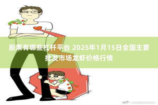 股票有哪些杠杆平台 2025年1月15日全国主要批发市场龙虾价格行情